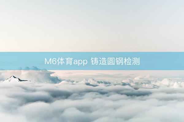 M6体育app 铸造圆钢检测